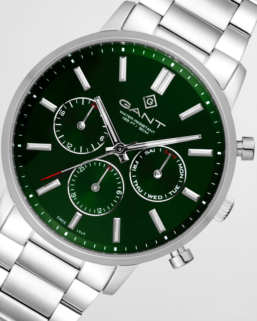 east hill daydate watch - forest green