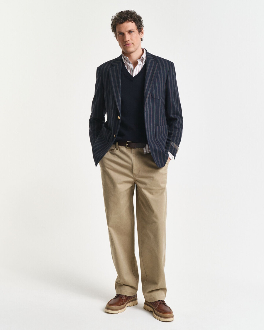 classic cotton vest - evening blue