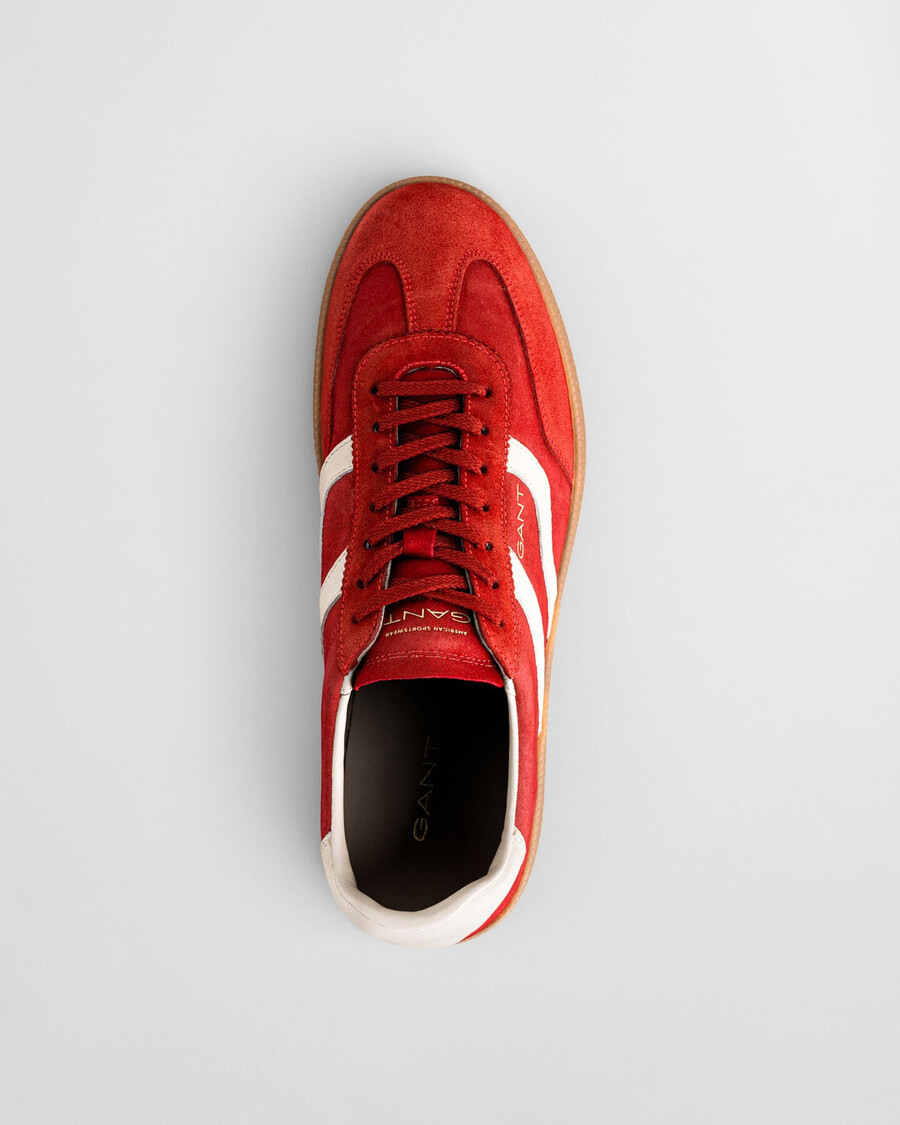 cuzmo suede sneakers - bold red