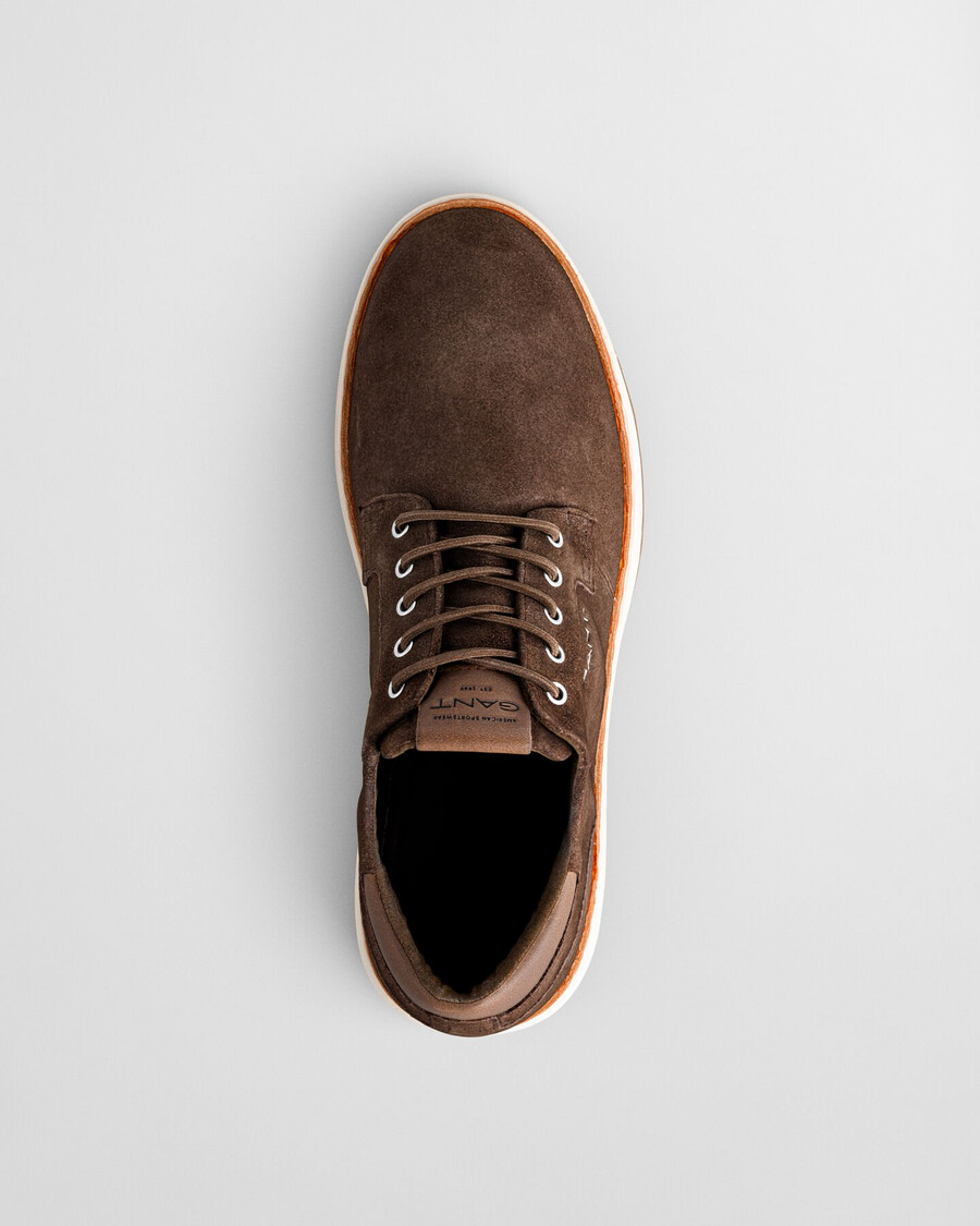 wenprep low lace shoes - deep brown