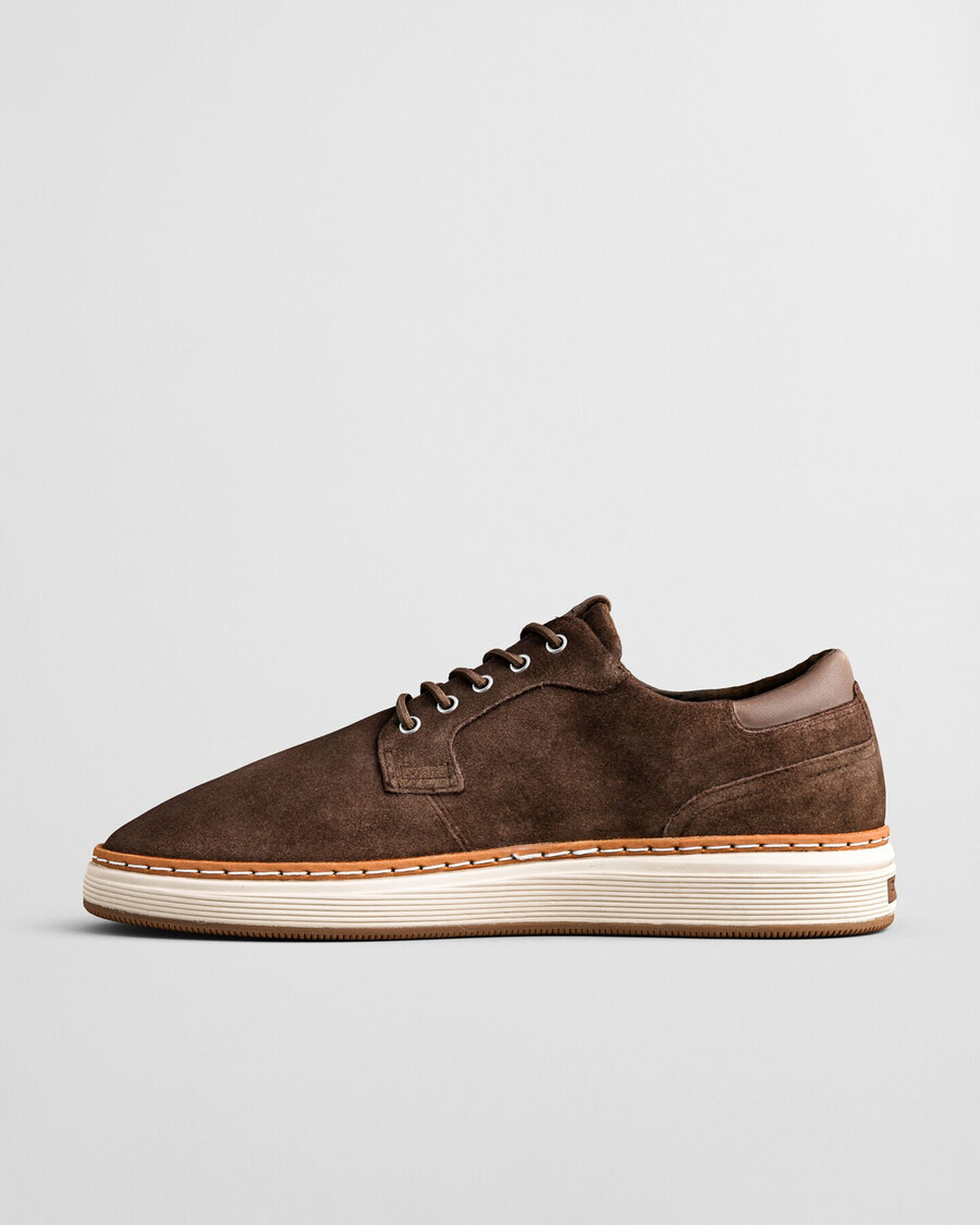 wenprep low lace shoes - deep brown