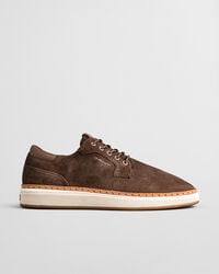 wenprep low lace shoes - deep brown