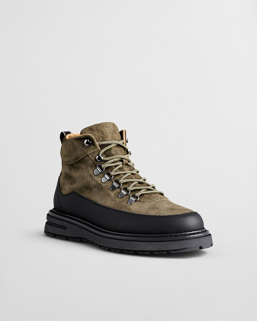 hillprep mid suede boots - country green