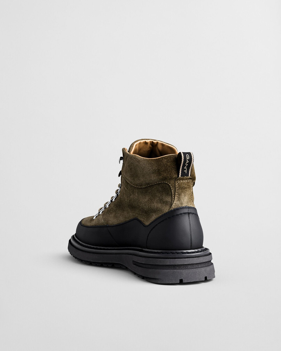 hillprep mid suede boots - country green