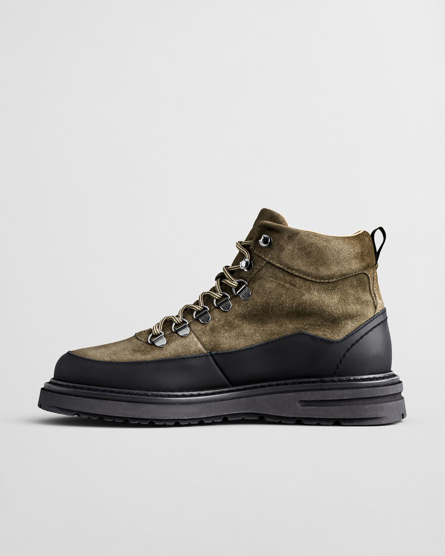 hillprep mid suede boots - country green