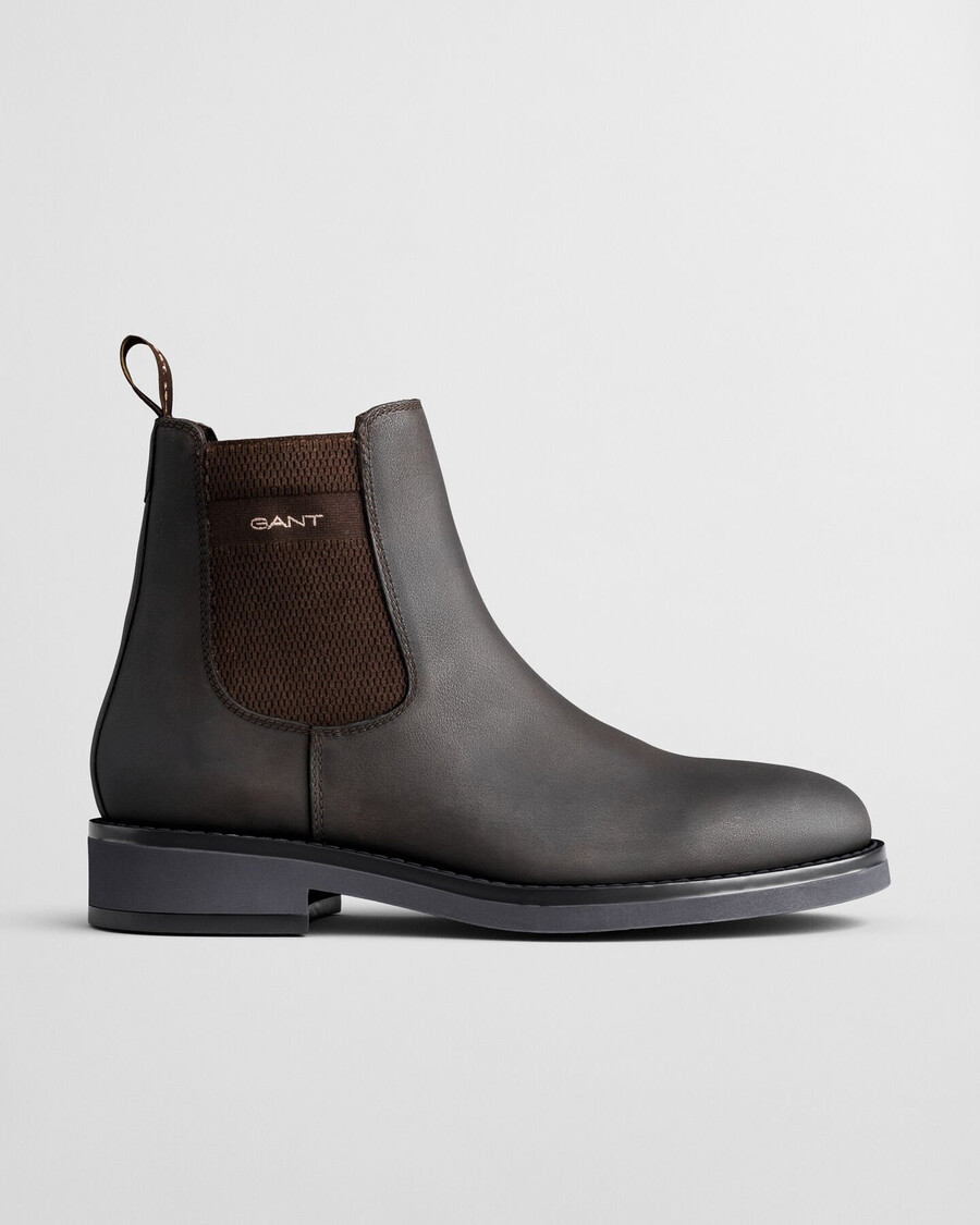 prepdale leather chelsea boots - deep brown