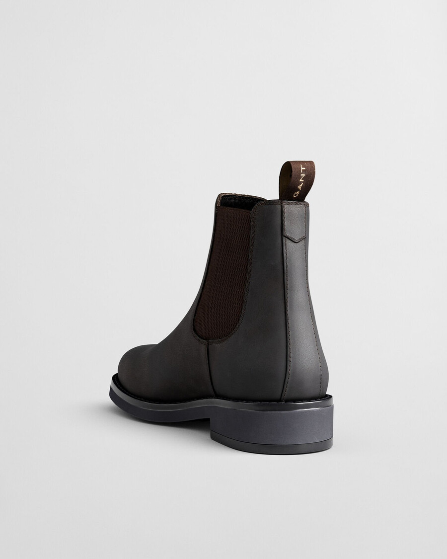 prepdale leather chelsea boots - deep brown