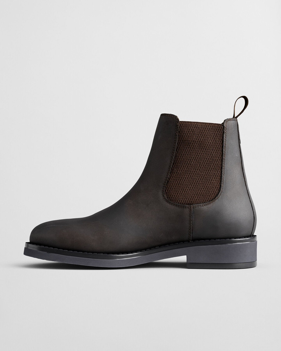 prepdale leather chelsea boots - deep brown