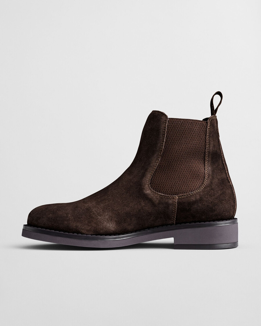 prepdale suede chelsea boots - dark brown