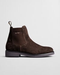 prepdale suede chelsea boots - dark brown