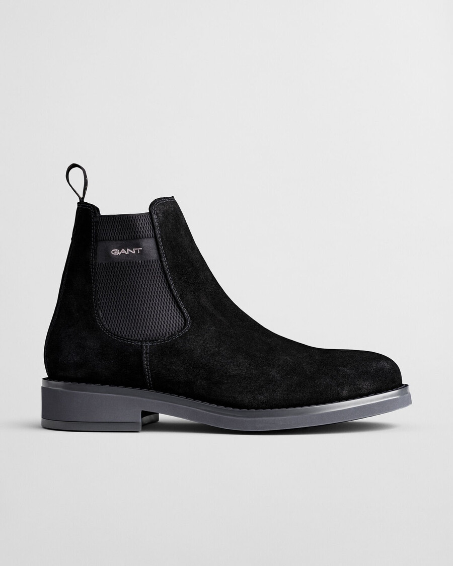 prepdale suede chelsea boots - black