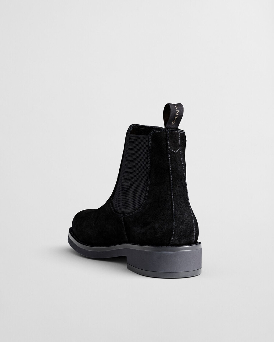 prepdale suede chelsea boots - black