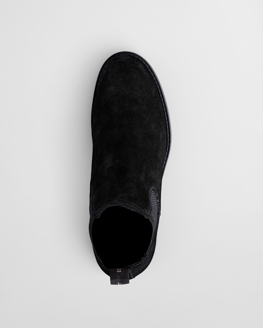 prepdale suede chelsea boots - black