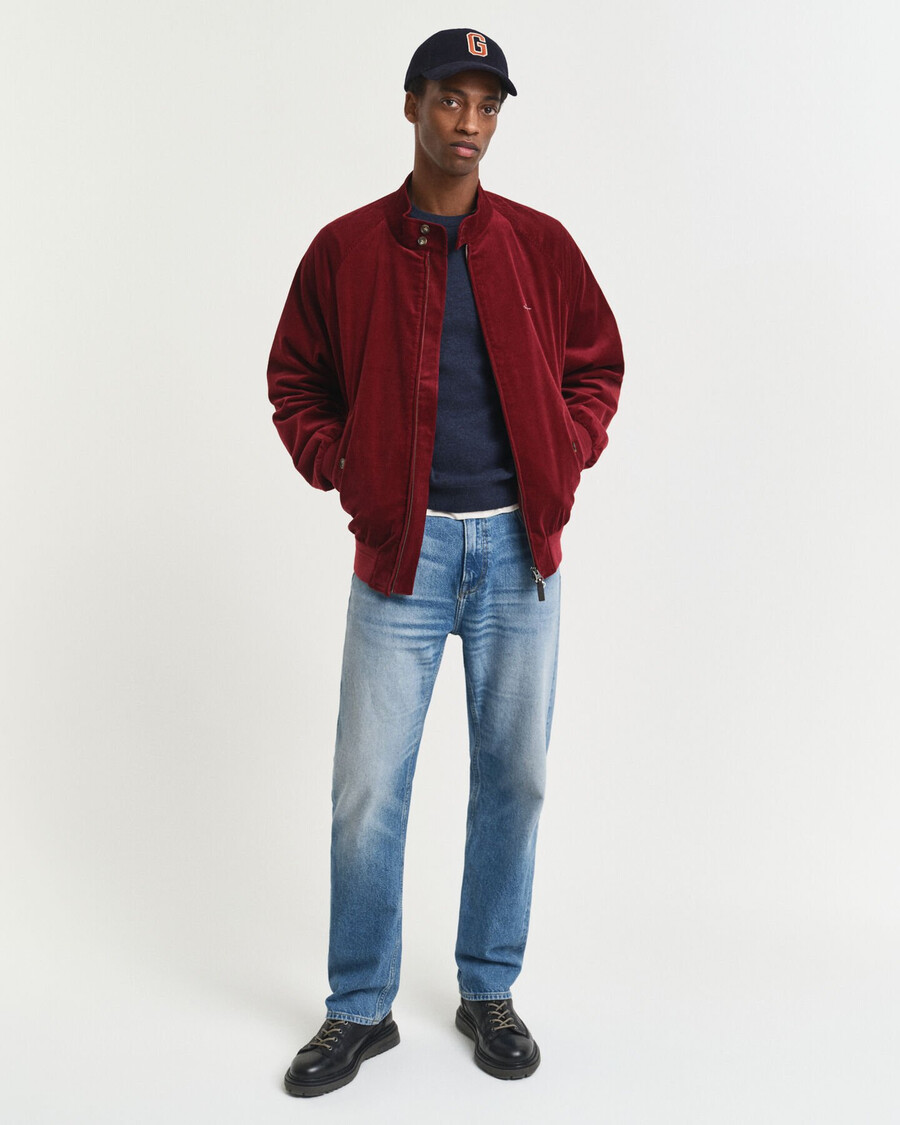 superfine lambswool crew neck sweater - dark navy melange