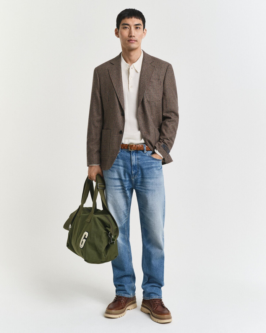 superfine lambswool polo sweater - cream
