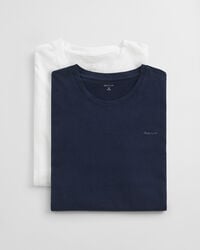 2pack crew neck tshirts - navy white