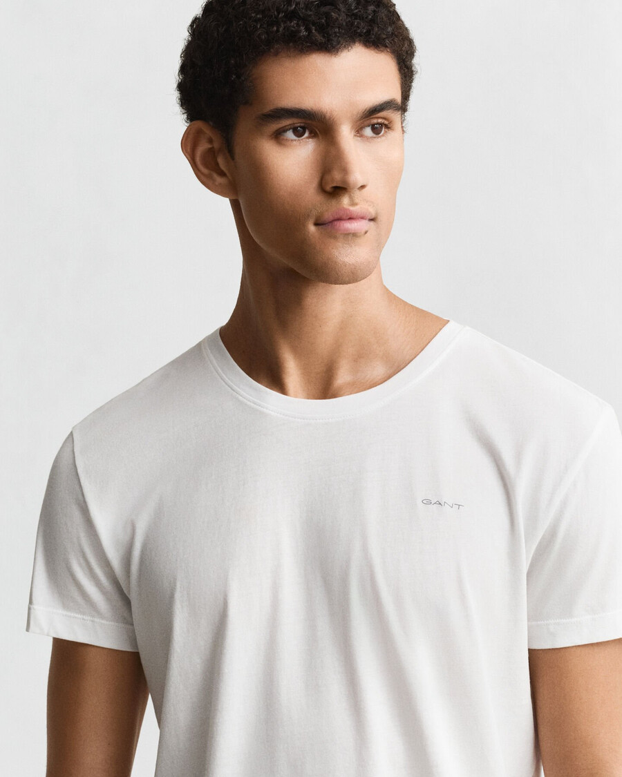 2pack crew neck tshirts - white