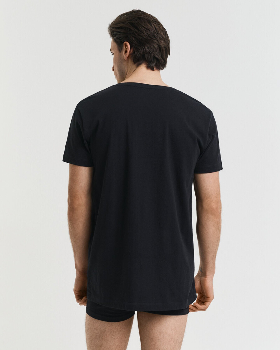 2pack crew neck tshirts - black white