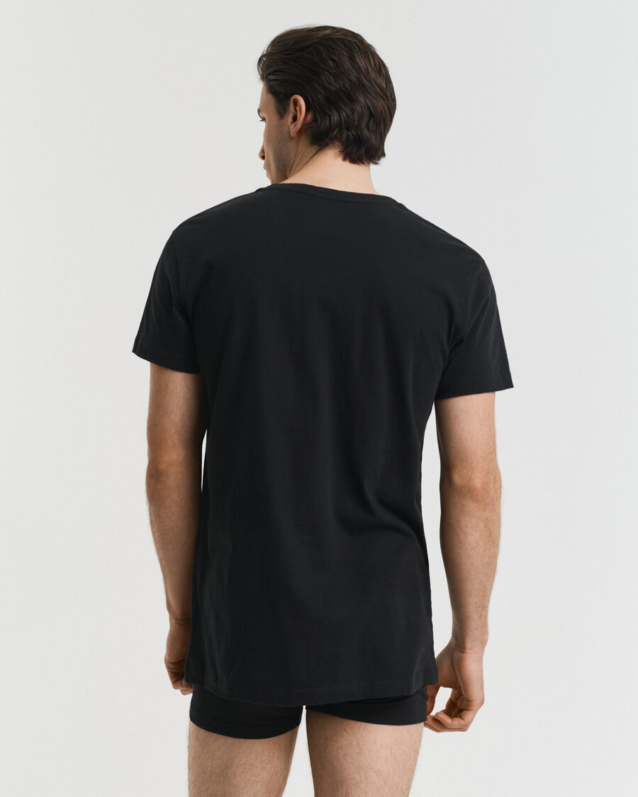 2pack vneck tshirts - black white