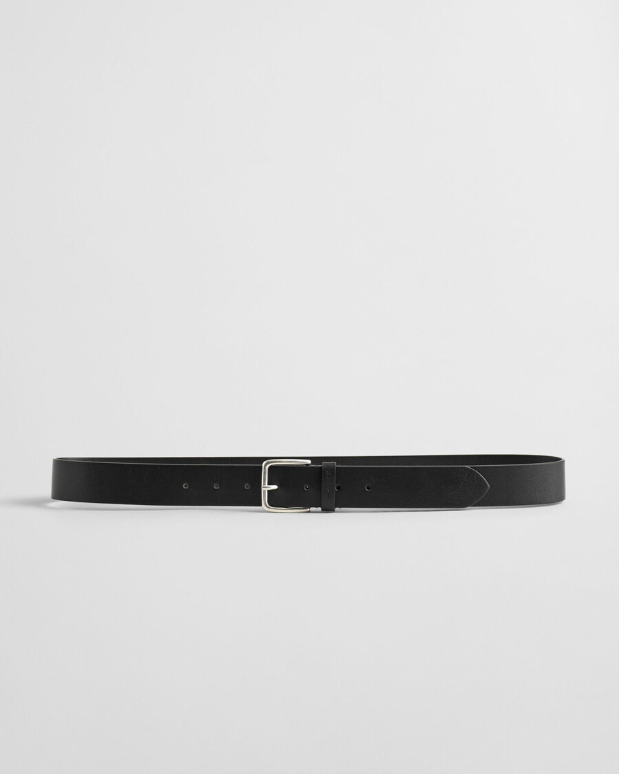 leather belt - black