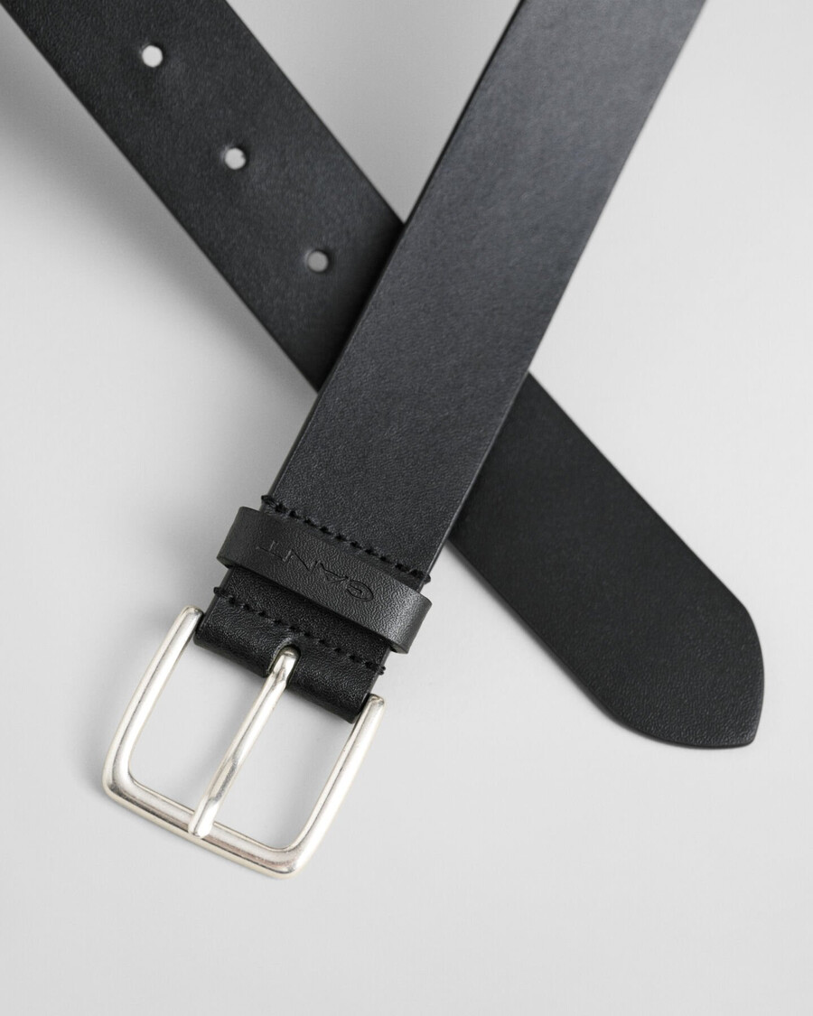 leather belt - black