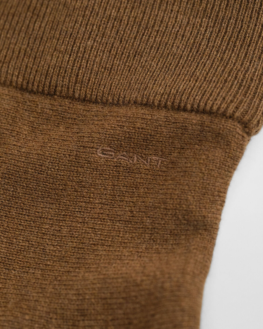 superfine lambswool skirt - warm khaki