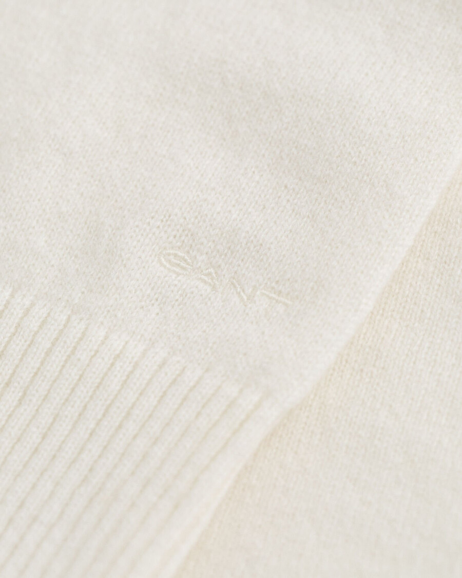 superfine lambswool turtleneck sweater - cream