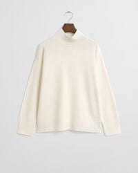 superfine lambswool turtleneck sweater - cream