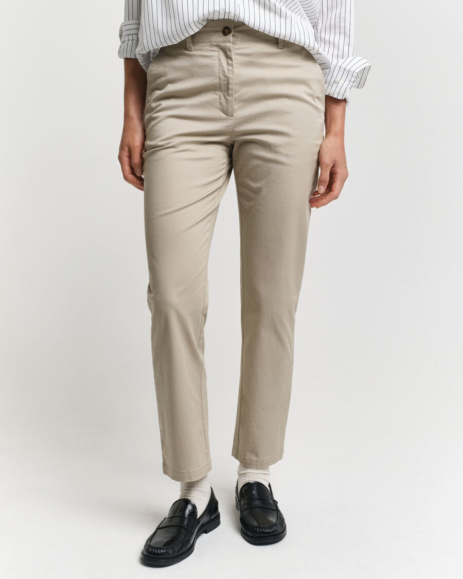 slim fit chinos - dry sand