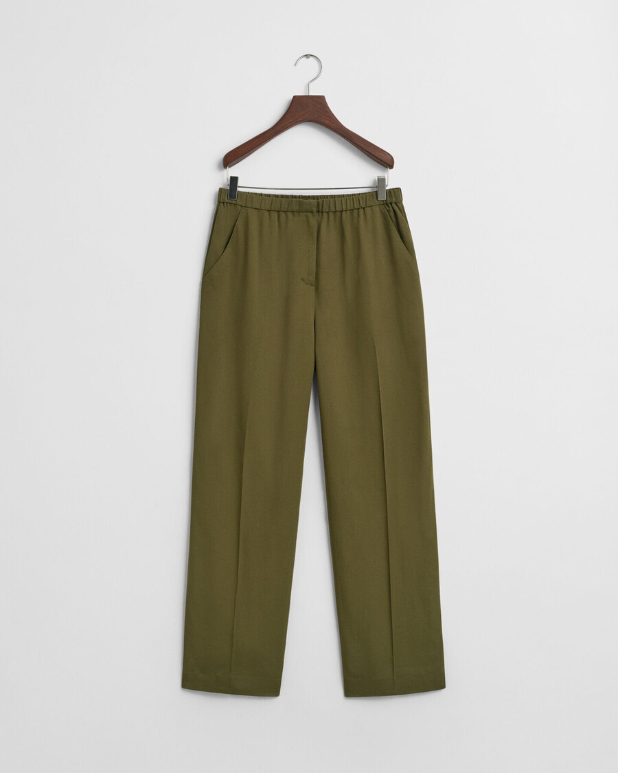 fluid pants - moss green