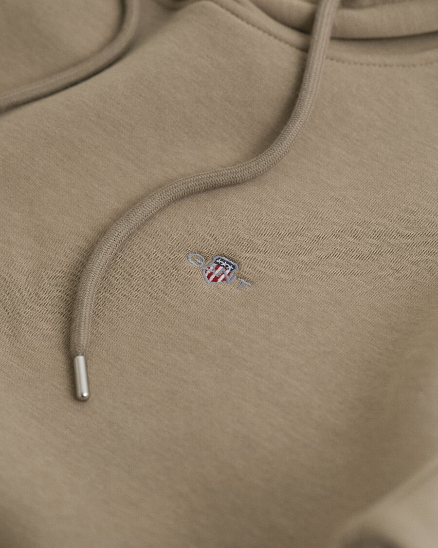 shield hoodie - taupe beige