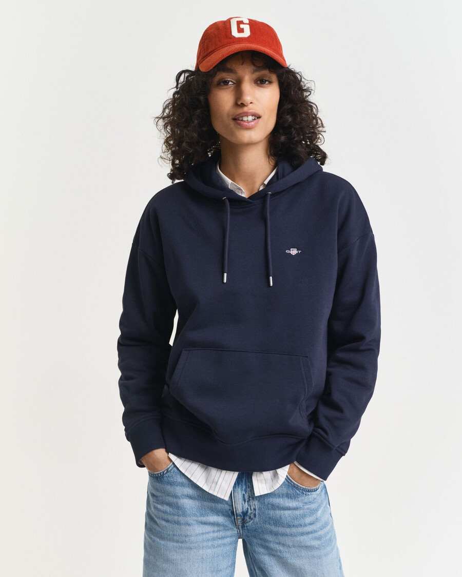 shield hoodie - evening blue