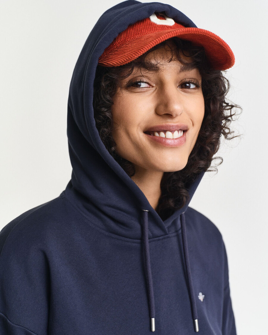 shield hoodie - evening blue