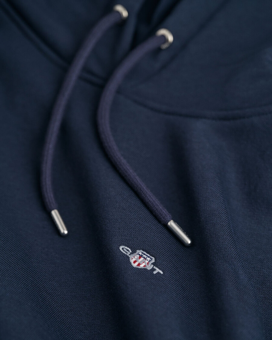 shield hoodie - evening blue