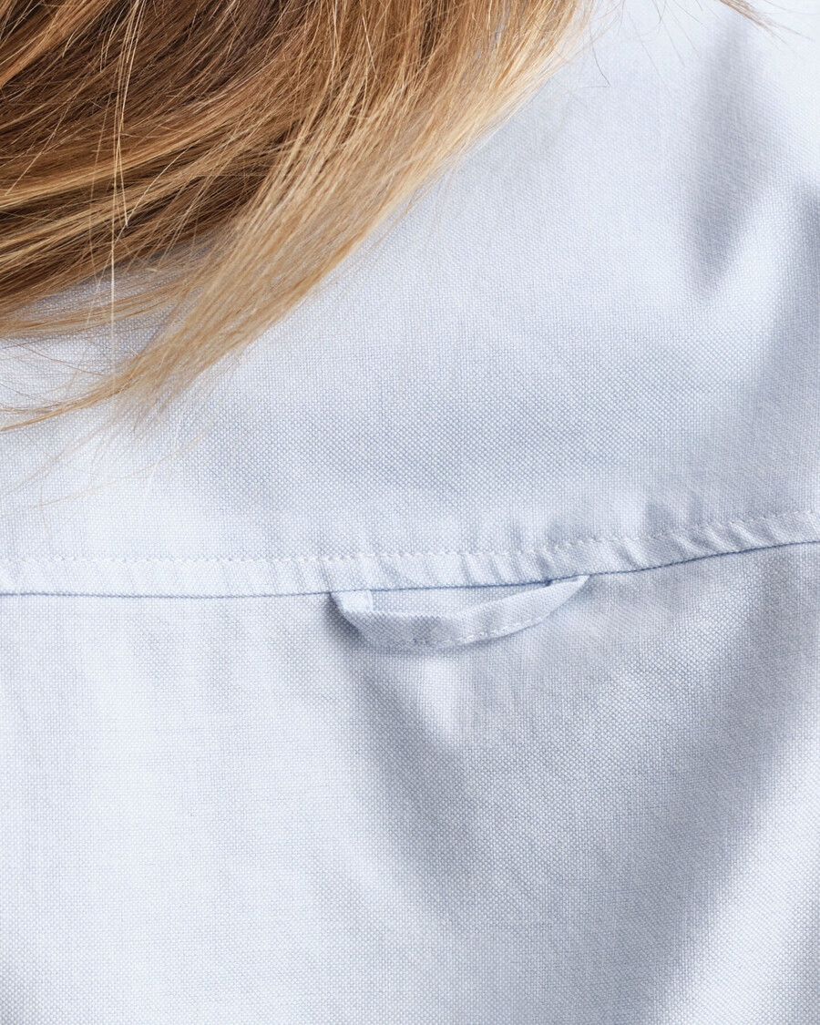 slim fit oxford stretch shirt - light blue