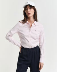 slim fit oxford stretch shirt - light pink