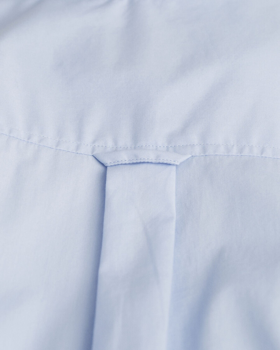 relaxed fit classic poplin shirt - light blue