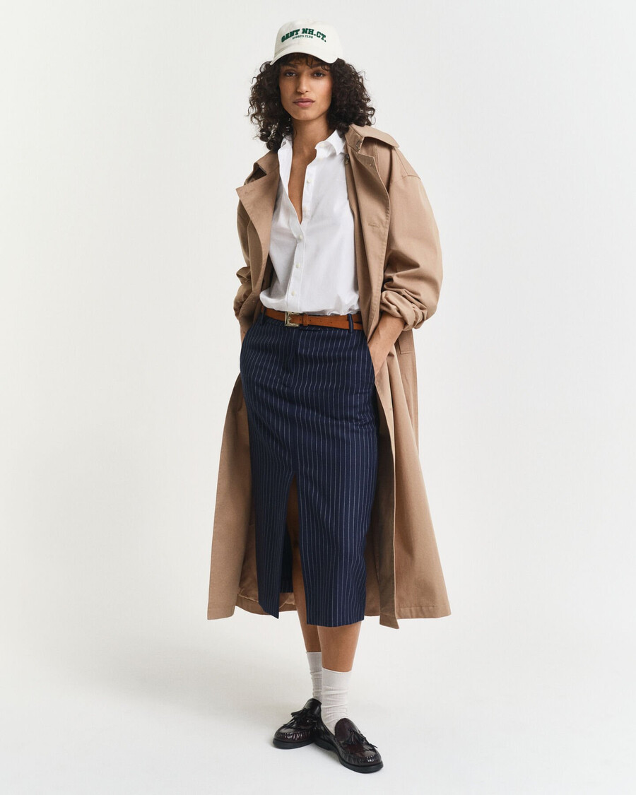 regular fit classic poplin shirt - white