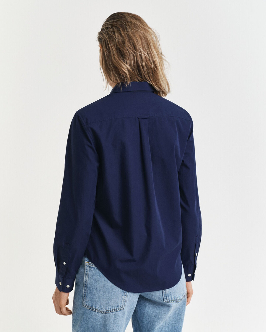 regular fit classic poplin shirt - classic blue