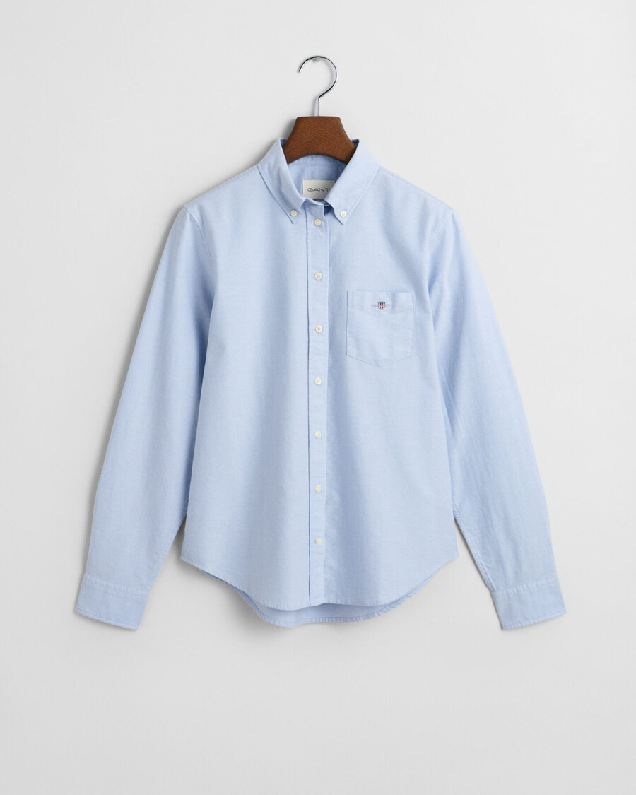regular fit classic oxford shirt - light blue