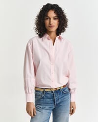 relaxed fit volume sleeve shirt - salmon
