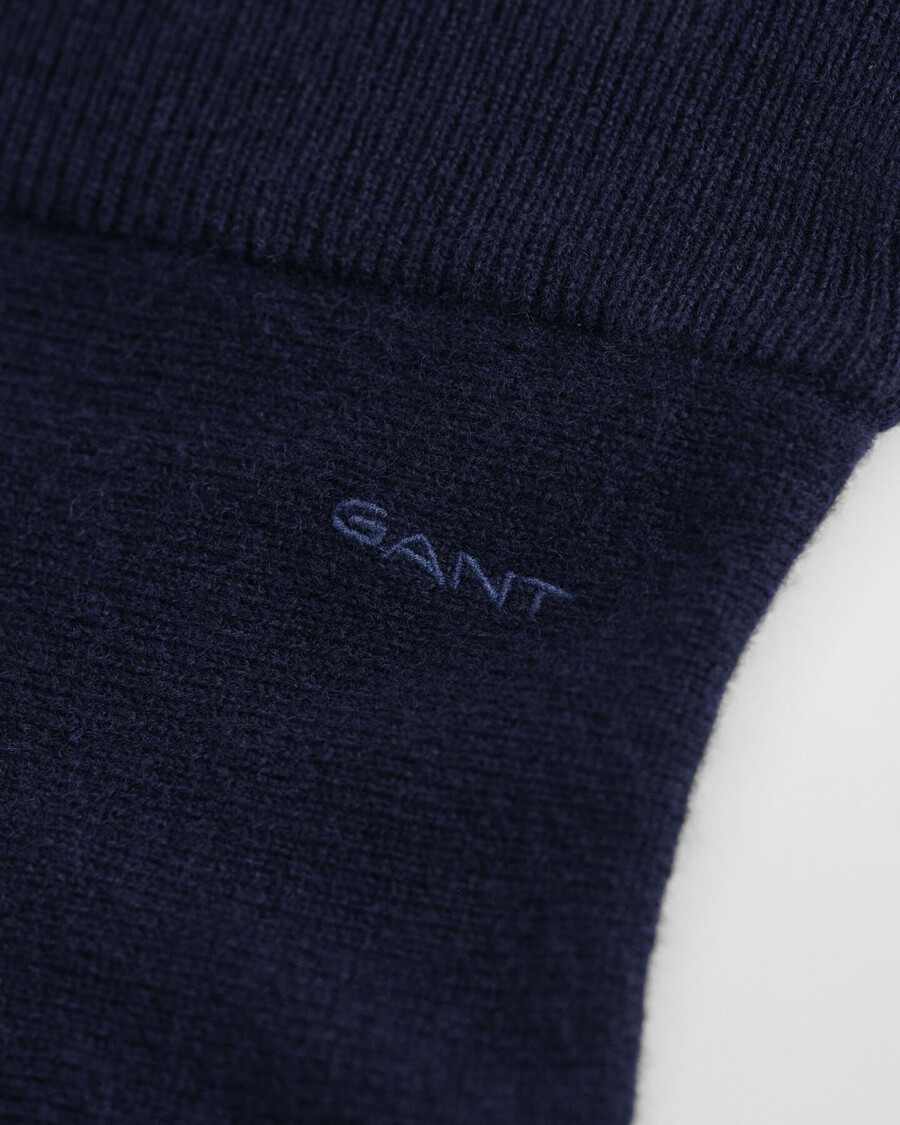 superfine lambswool skirt - evening blue