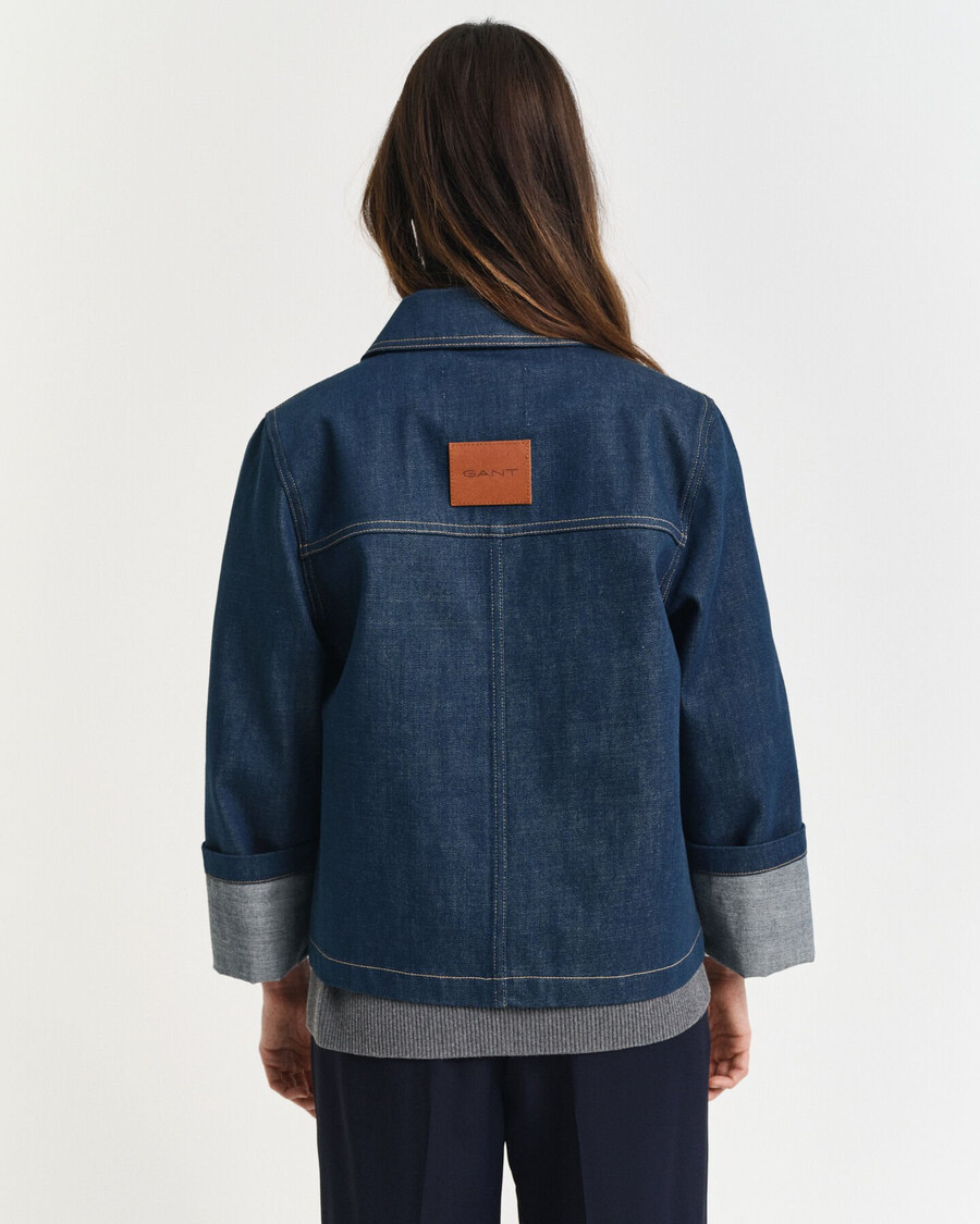 denim jacket - mid blue