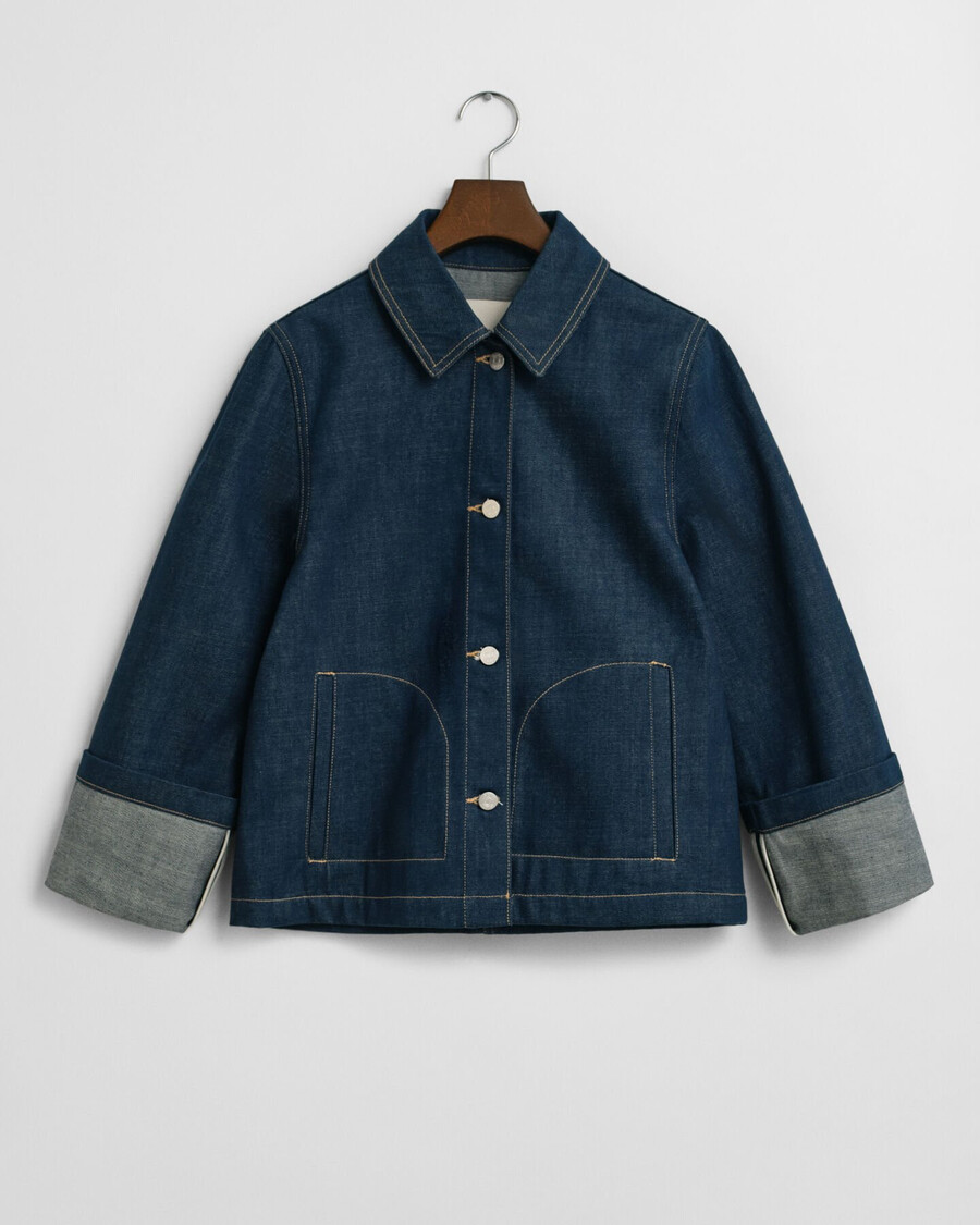 denim jacket - mid blue