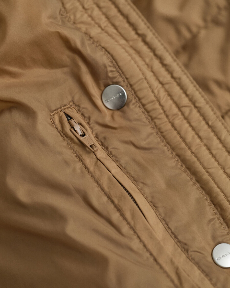 light down jacket - warm khaki