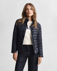light down jacket - evening blue