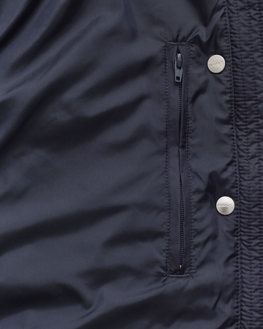 light down jacket - evening blue