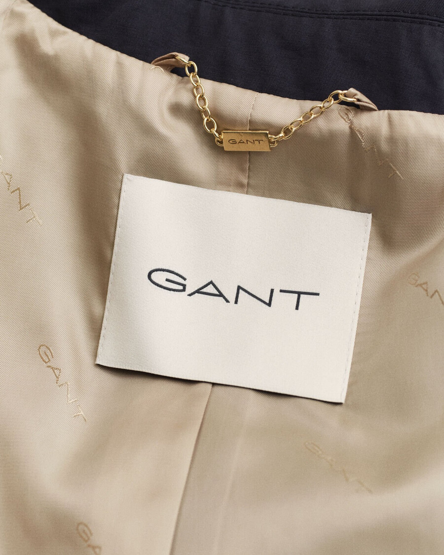 car coat - evening blue