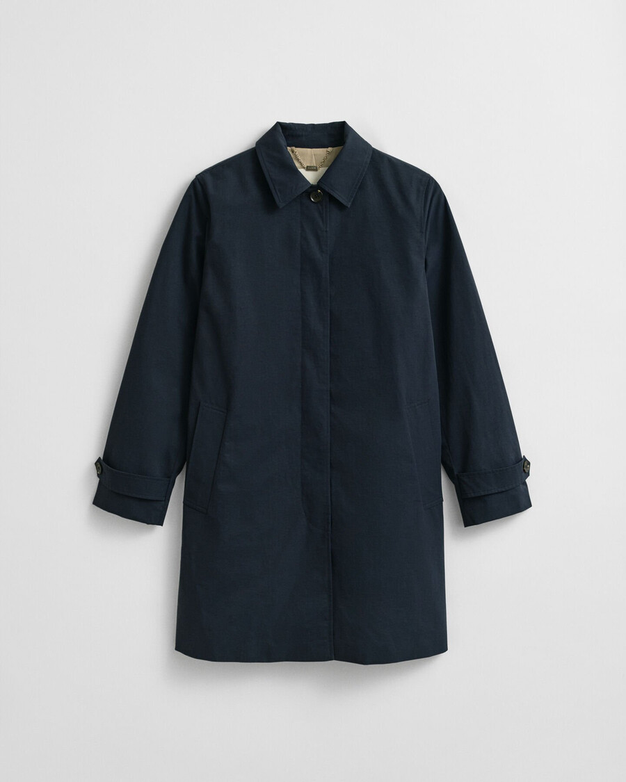 car coat - evening blue