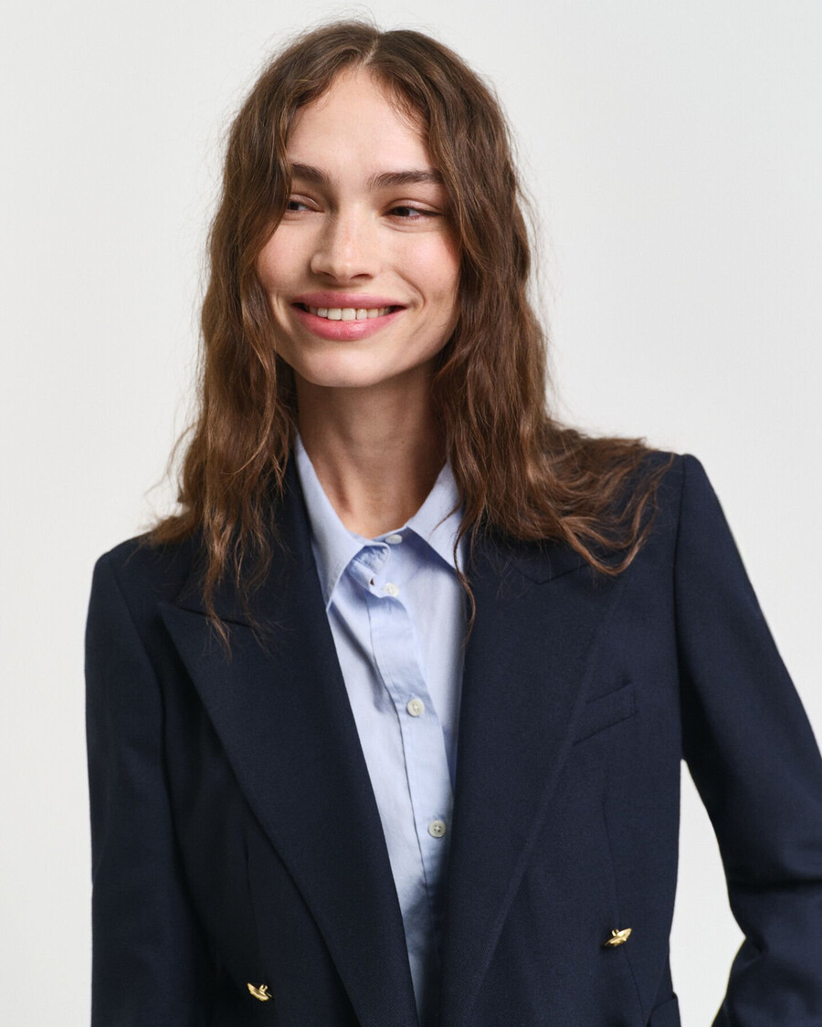 slim fit club blazer - evening blue